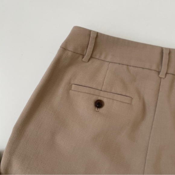 Ann Taylor High Rise Tapered Ankle Pant Trousers in Tan, Size 4 Petite - Picture 9 of 13
